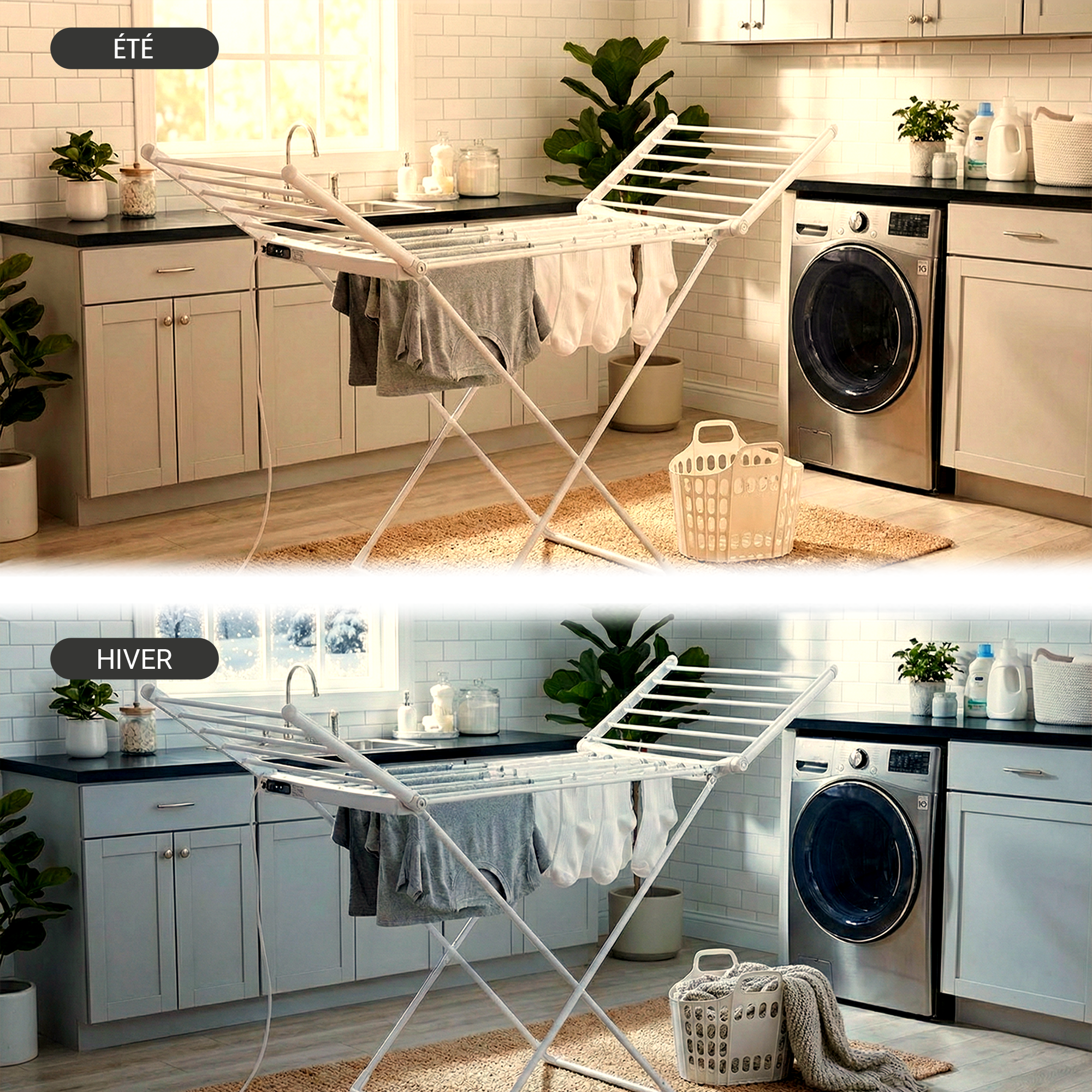 Comparaison Hiver vs Été